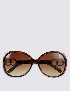 Oversized Bling Sunglasses Image 2 of 3