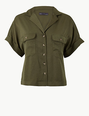 Oversized Button Detailed Shirt Image 2 of 4