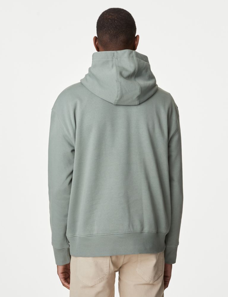 Oversized Cotton Rich Hoodie 4 of 5