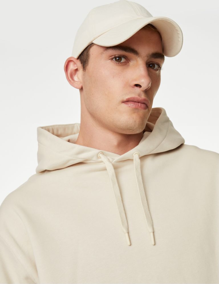 Oversized Cotton Rich Hoodie 1 of 4