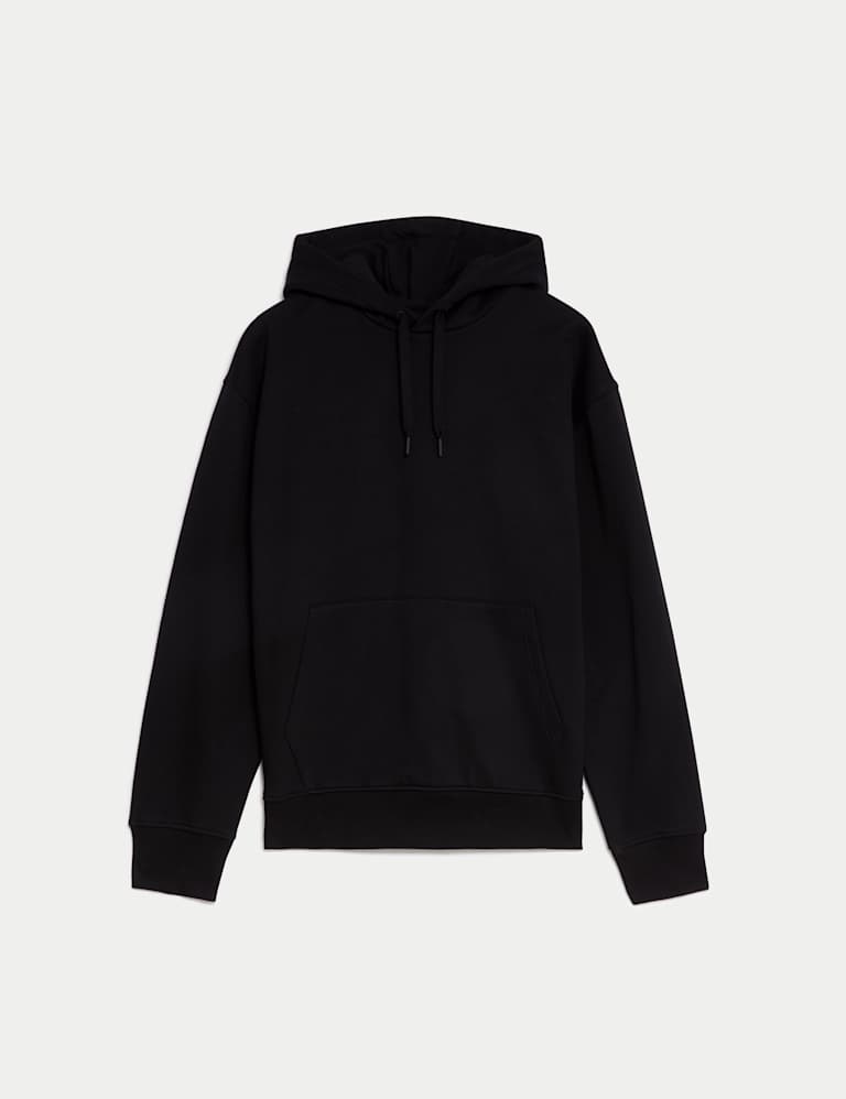 Oversized Cotton Rich Hoodie M S Collection M S