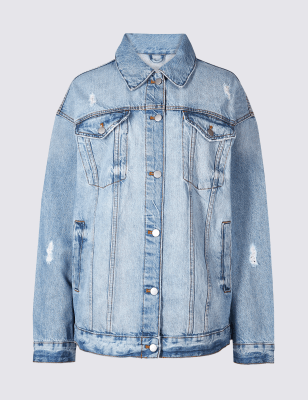 Oversized Denim Jacket Image 2 of 5