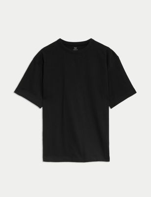 Oversized Pure Cotton Heavy Weight T shirt Image 2 of 6