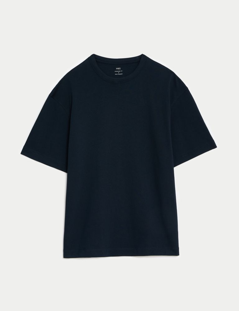 Oversized Pure Cotton Heavy Weight T shirt 2 of 5