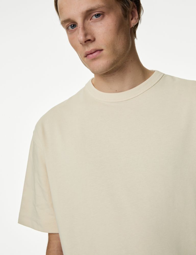 Oversized Pure Cotton Heavy Weight T shirt 4 of 5