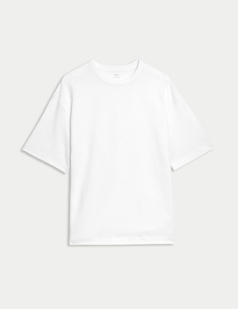 Oversized Pure Cotton Heavy Weight T shirt 2 of 5