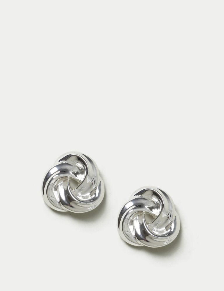 Oversized Swirl Stud Earrings 1 of 2