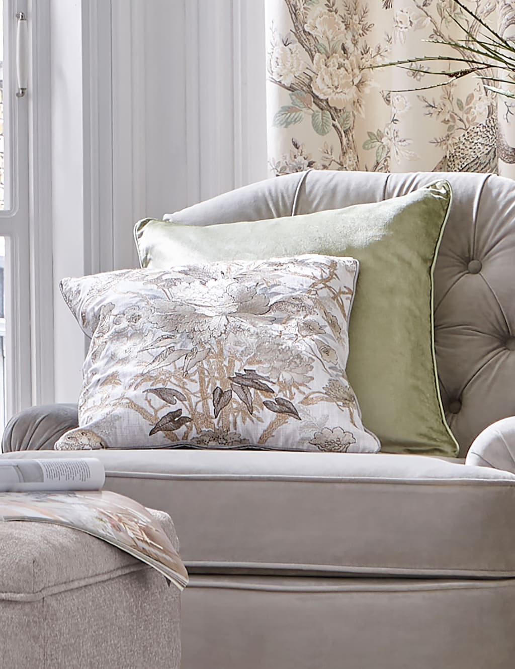 Laura ashley chair discount cushions
