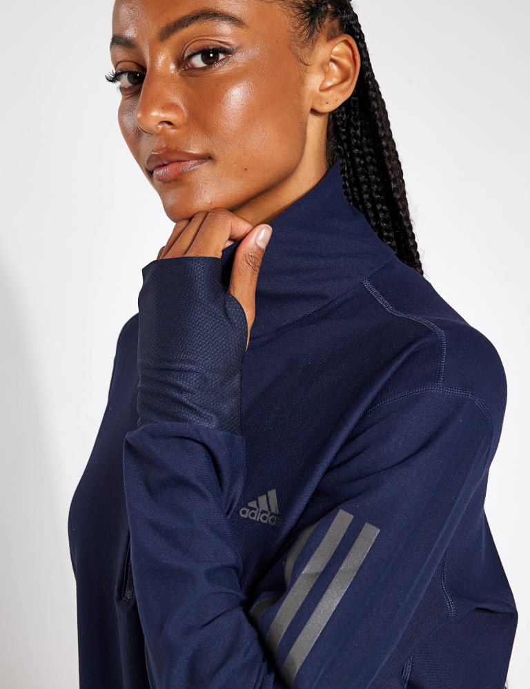 Adidas funnel neck sweatshirt top