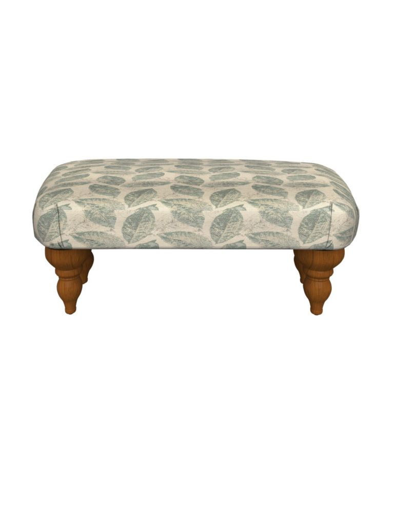 Oxford Coldale Teal Footstool - Self Assembly - Next Day Delivery 1 of 1