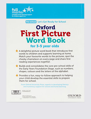Oxford First Picture Word Book Image 2 of 3