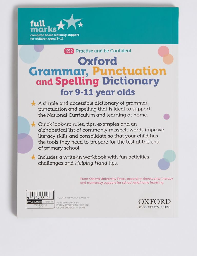 Oxford Grammar, Punctuation & Spelling Dictionary 2 of 4