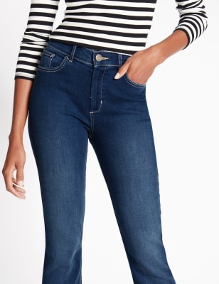 marks and spencer slim boot jeans