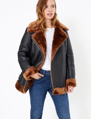 petite aviator jacket