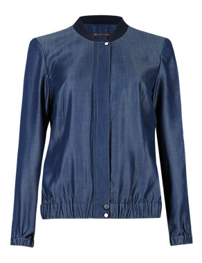 PETITE Bomber Jacket | M&S Collection | M&S