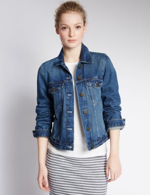 marks and spencer petite denim jacket