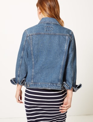 Marks and spencer sale oversized denim jacket