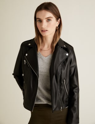 petite leather jacket