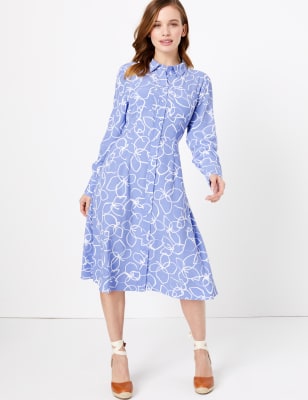 Midi shirt shop dress petite