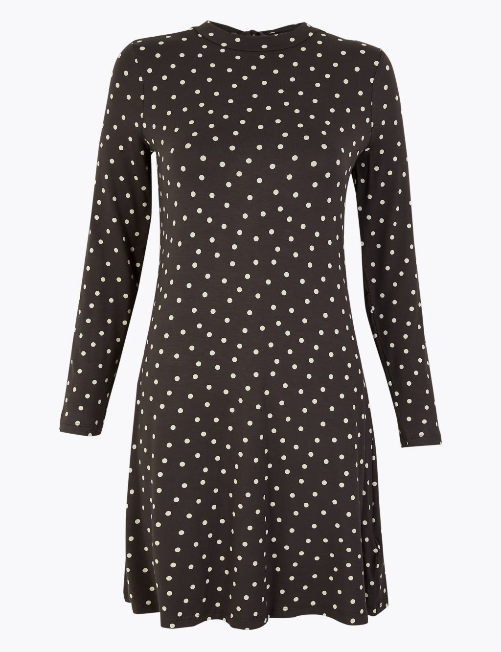 PETITE Jersey Polka Dot Swing Dress | M&S Collection | M&S