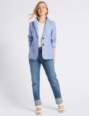 Petite 2025 linen blazer