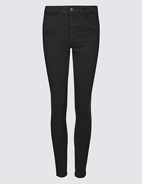 PETITE Mid Rise Super Skinny Jeans Image 2 of 6