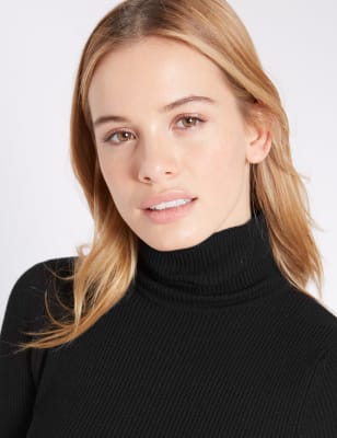 Petite polo sale neck jumper