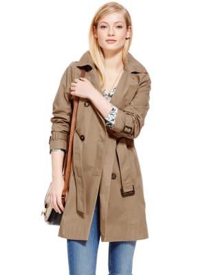 marks and spencer hooded trench coat