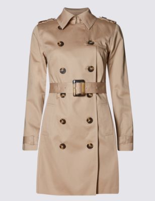 PETITE Pure Cotton Storm Trench Image 2 of 4