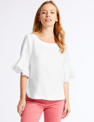 marks and spencer petite tops