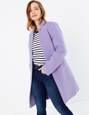 Purple hot sale petite coat