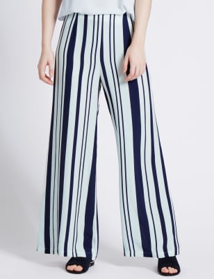 petite wide leg trousers m&s