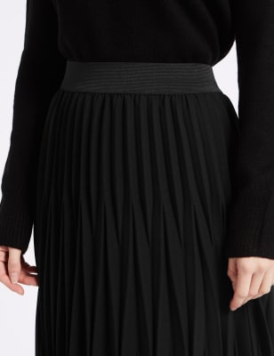 Mid length clearance pleated skirts sale