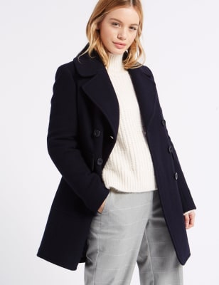 M and s store coats petite