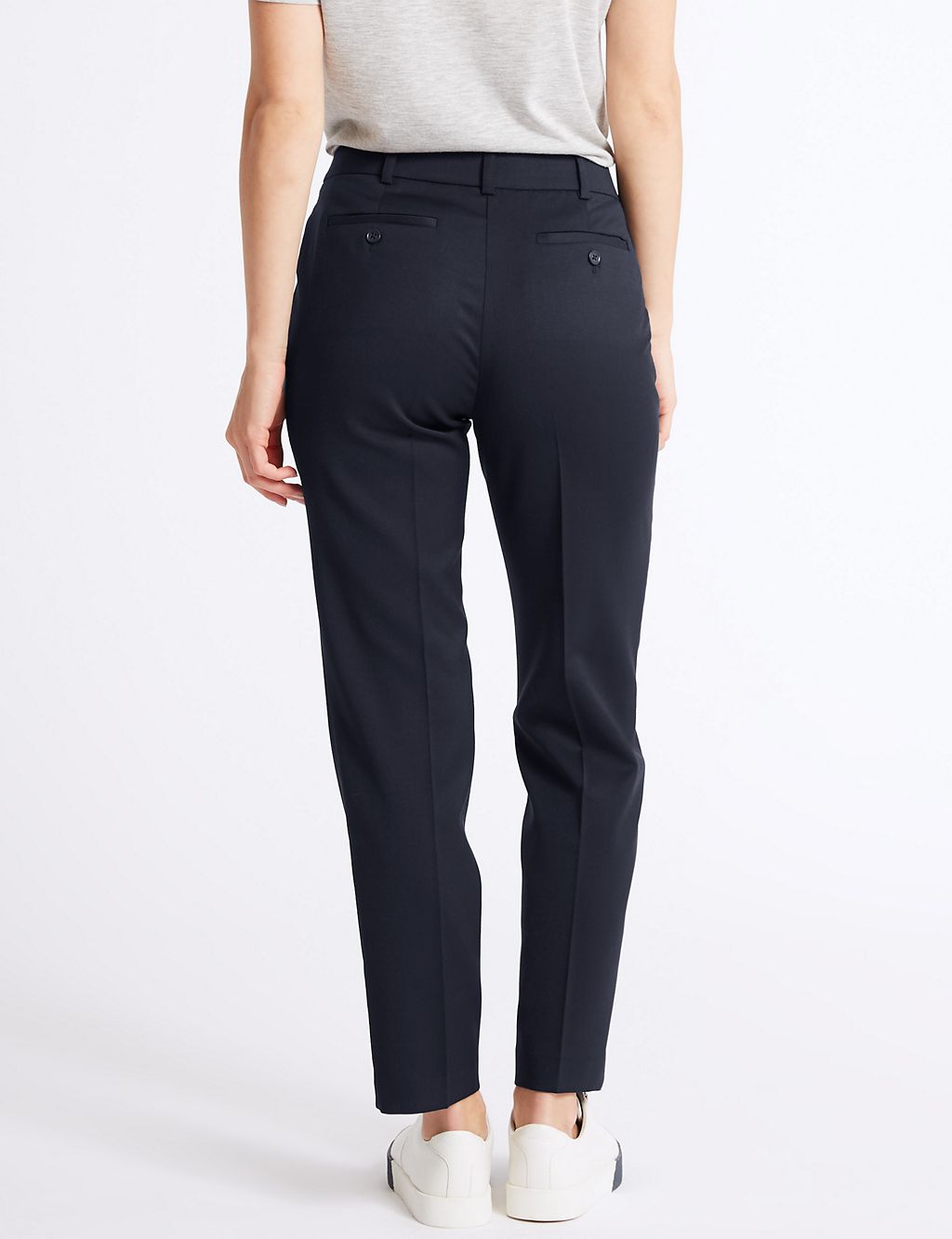 PETITE Wool Blend Cropped Trousers 4 of 6