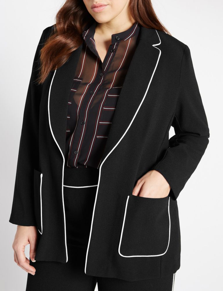 PLUS Contrast Piping Jacket 4 of 4