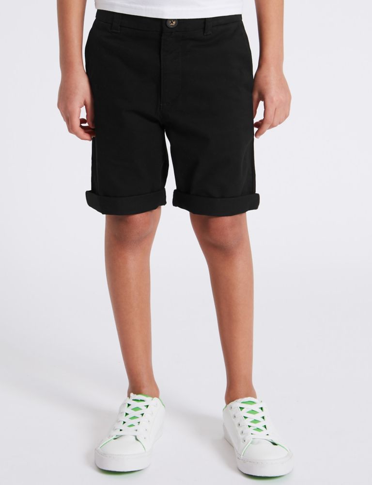 PLUS Cotton Shorts with Stretch (3-16 Years) 3 of 4
