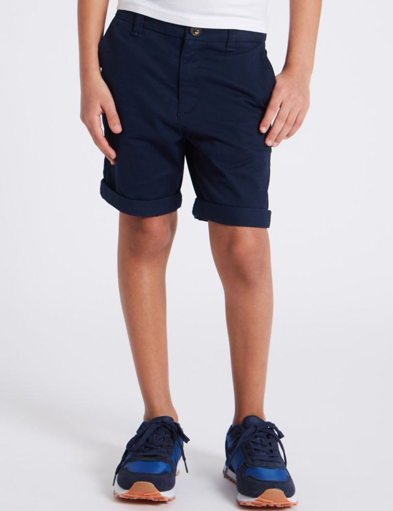 PLUS Cotton Shorts with Stretch (3-16 Years) 3 of 4