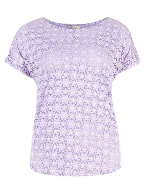 PLUS Floral Short Sleeve Top Image 2 of 4
