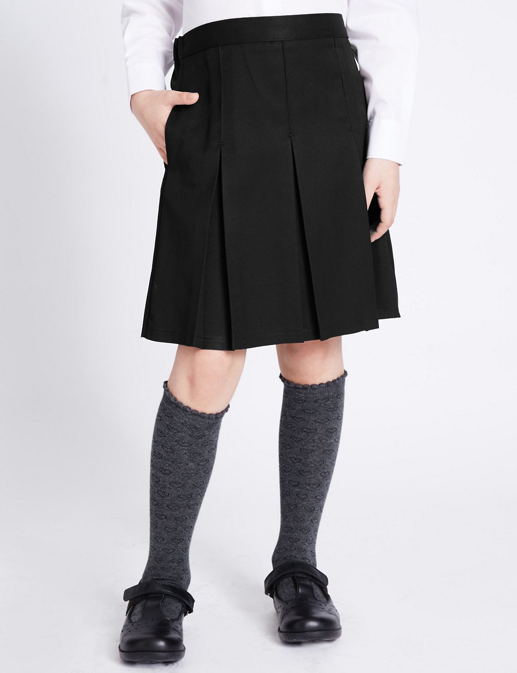 PLUS Girls' Permanent Pleated Skirt 2 of 7