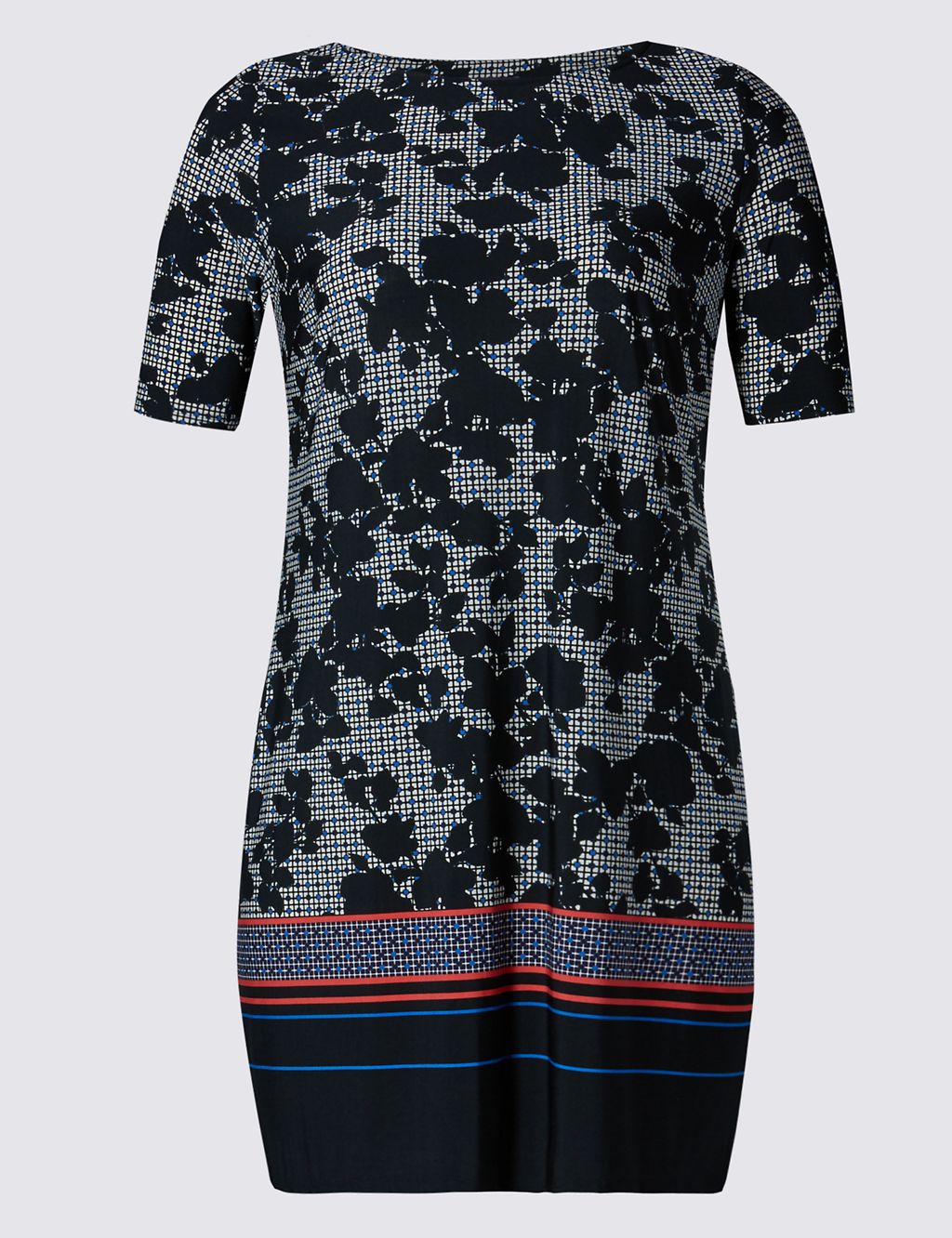 PLUS Graphic Floral Shift Dress 1 of 3