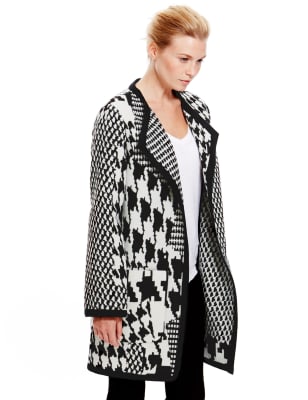 marks and spencer houndstooth coat