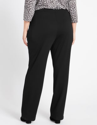 ponte slim leg trousers