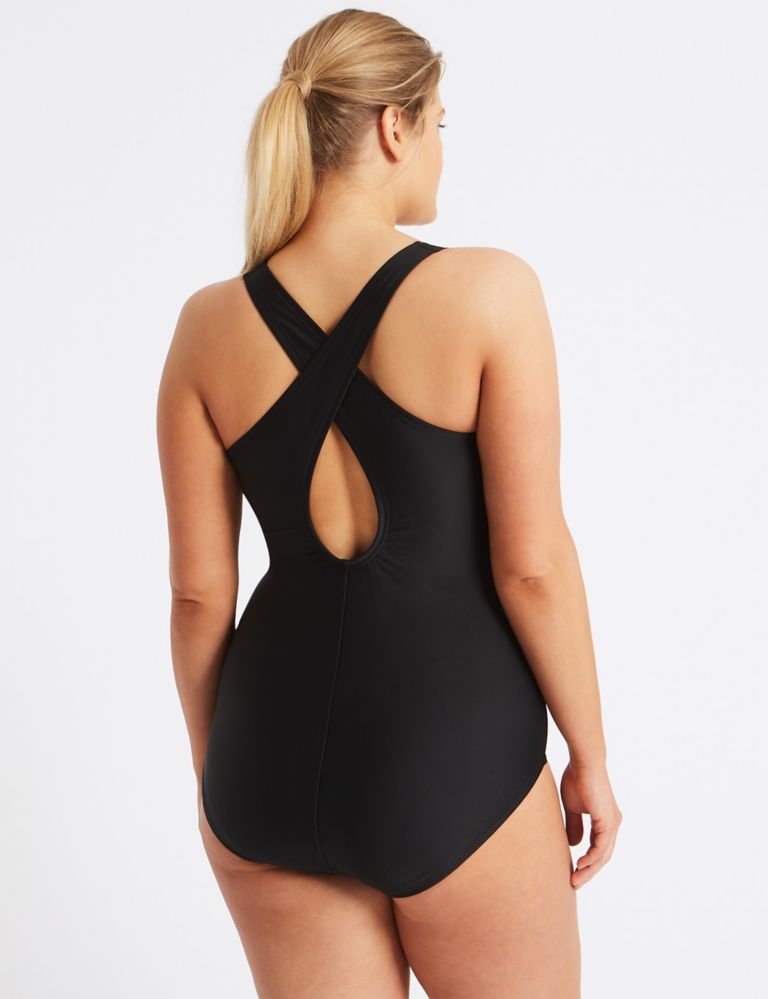 PLUS Secret Slimming™ Printed Swimsuit 3 of 3