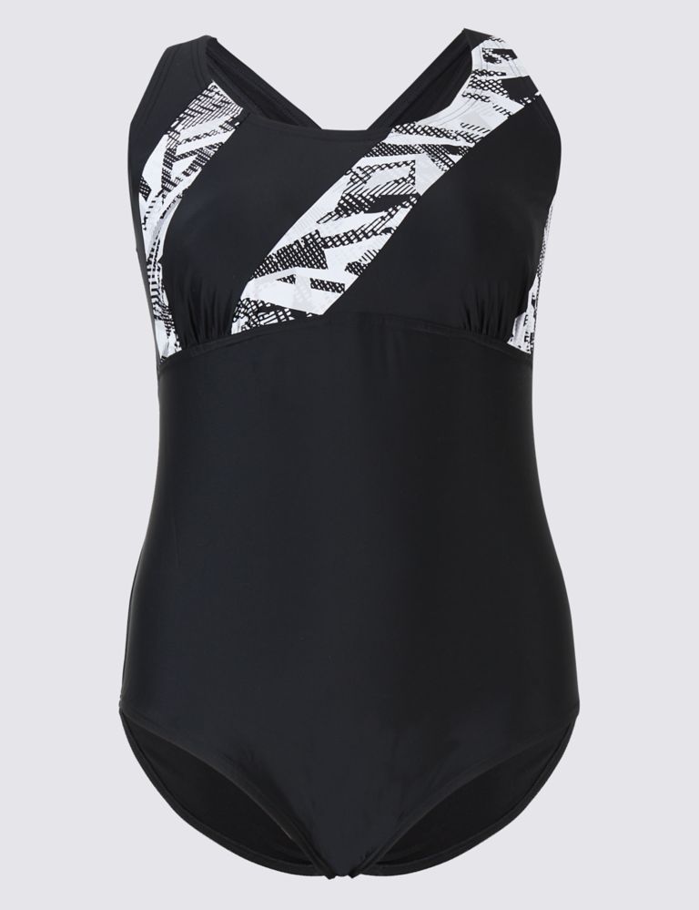 PLUS Secret Slimming™ Printed Swimsuit 2 of 3