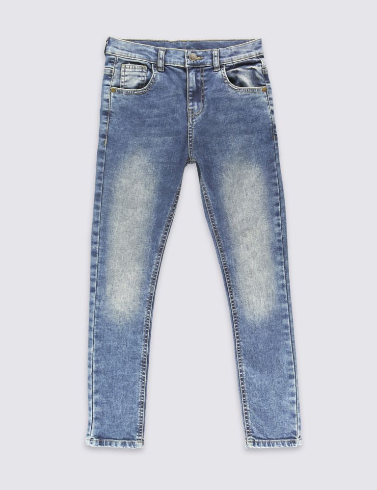 PLUS Skinny Leg Jeans with Stretch (3-16 Years) 1 of 2