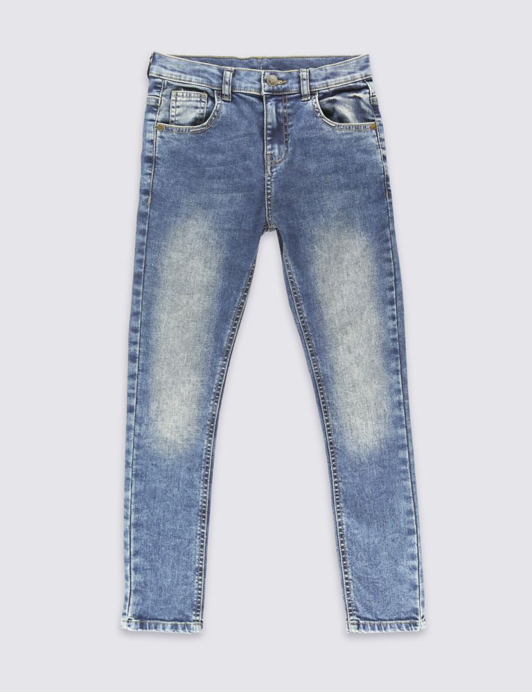 PLUS Skinny Leg Jeans with Stretch (3-16 Years) 2 of 2