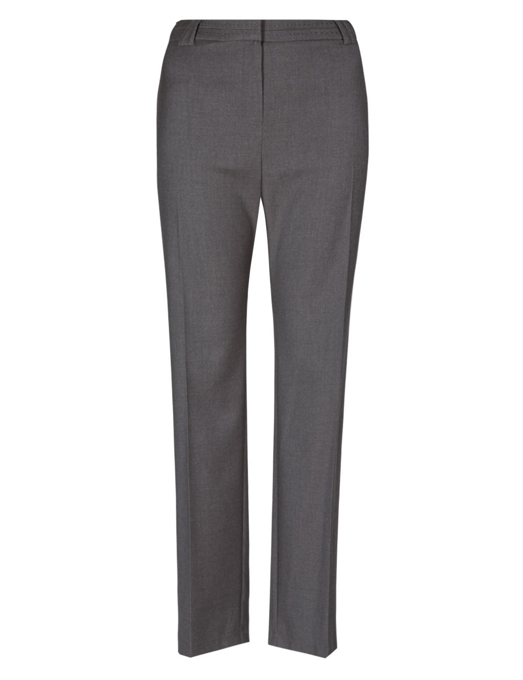 PLUS Straight Leg Flat Front Trousers 1 of 4