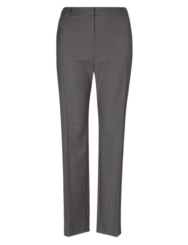 PLUS Straight Leg Flat Front Trousers 3 of 4
