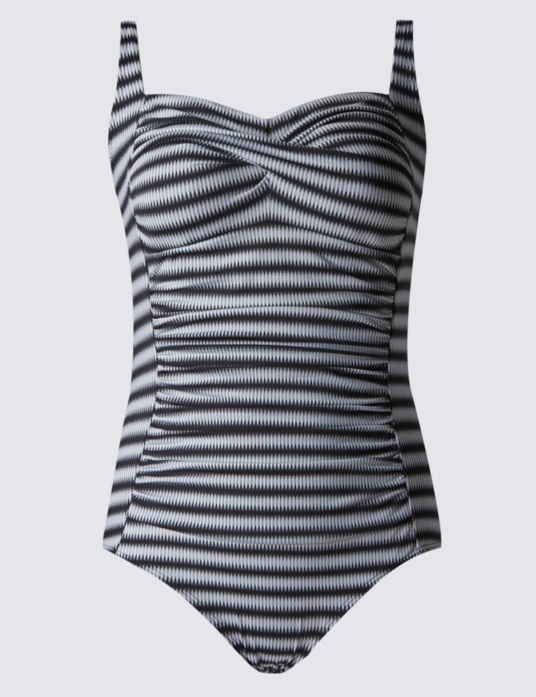 PLUS Striped Swimsuit 2 of 3